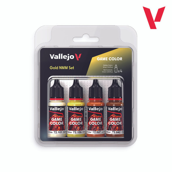 VLJ72395- Vallejo Game Color Gold NMM Set 18ml