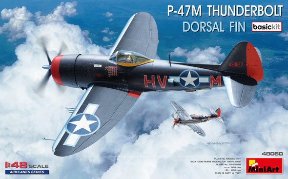 MIA48060 - Miniart 1/48 P-47M Thunderbolt Dorsal Fin Basic Kit