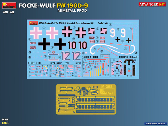 MIA48048 - Miniart 1/48 Focke-Wulf Fw190D-9 Mimetall Production Advanced Kit