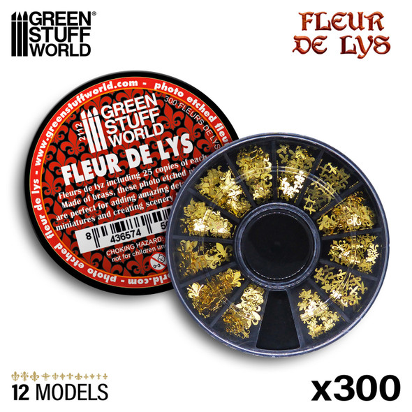 GSW2112 - Green Stuff World Photoetch Fleur de Lys