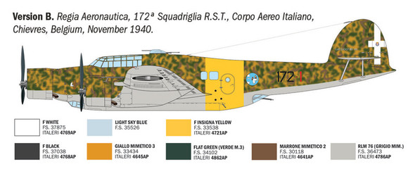 ITA1479 - Italeri 1/72 CANT Z.1007bis Alcione