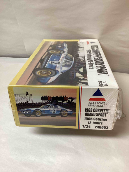 ACC240003 - Accurate Miniatures 1/24 1963 Corvette Grand Sport 12-Hours of Sebring 1965 - WWHP111895