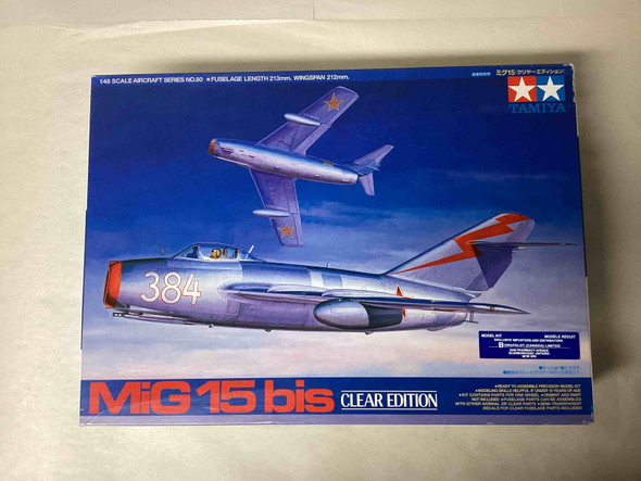 TAM61080 - Tamiya 1/48 Mig 15 bis (Clear Edition) - WWHP111919