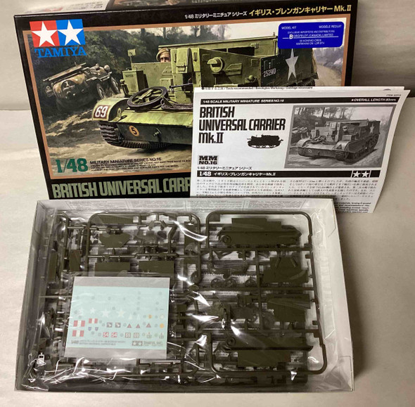 TAM32516 - Tamiya 1/48 British Universal Carrier Mk.II - WWHP111924