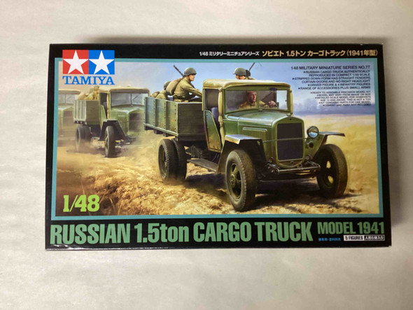 TAM32577 - Tamiya 1/48 Russian 1.5ton Cargo Truck Model 1941 - WWHP111925