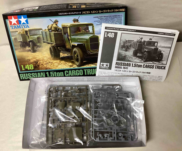 TAM32577 - Tamiya 1/48 Russian 1.5ton Cargo Truck Model 1941 - WWHP111925