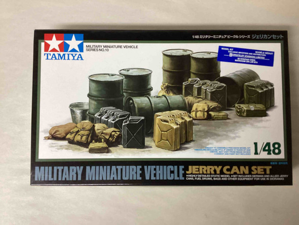 TAM32510 - Tamiya 1/48 Jerry Can Set - WWHP111926