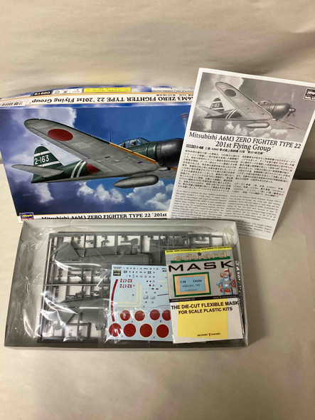 HAS09919 - Hasegawa 1/48 Mitsubishi A6M3 Zero Fighter Type 22 `201st Flying Group´ WWHP112907