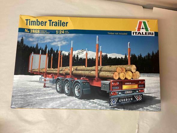 DP-ITA3868 - Italeri - 1/24 Timber Trailer (Euro) BOX Damaged