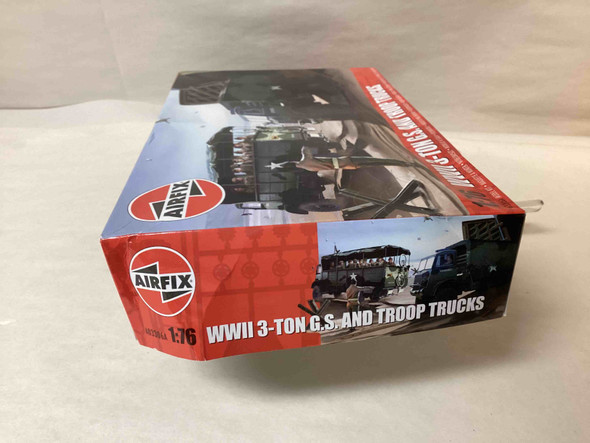 DP-AIRA03306A - Airfix 1/76 WWII 3-ton 4x4 General Service & Troop Trucks  (Box Damaged)
