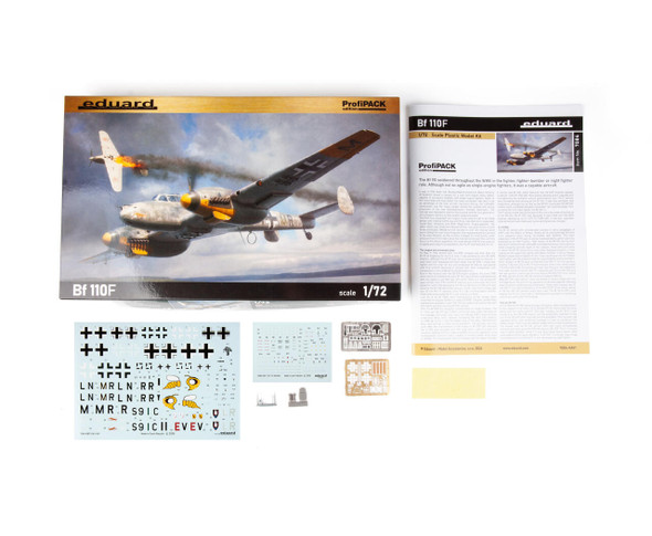 EDU7084 - Eduard 1/72 Bf 110F ProfiPACK