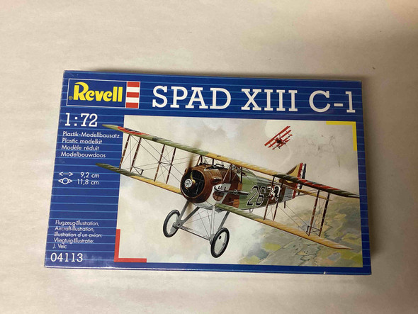 RAG04113 - Revell - 1/72 SPAD XIII C-1 (Discontinued) WWHP112913