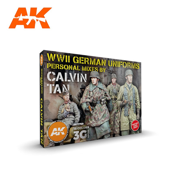 AKIAK11759 - AK interactive 3rd Generation WWII German Uniforms Calvin Tan Signature Set