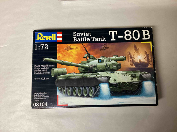 RAG03104 - Revell 1/72 T-80 B Soviet Main Battle Tank - WWHP113019