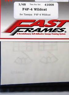 TRU41008 - True Details Fast Frames 1/48 F4F-4 Wildcat