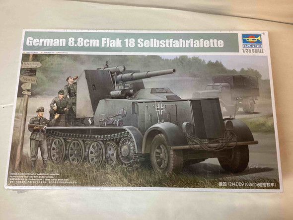 TRP01585 - Trumpeter 1/35 8.8cm Flak 18 Selbstfahrlafette - WWHP13075