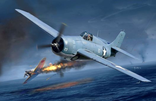 ACA12355 - Academy 1/48 USN F4F-4 Wildcat