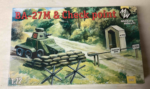 MIW7247 - Military Wheels 1/72 BA-27M & Checkpoint