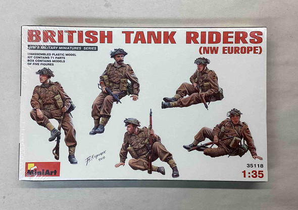 MIA35118 - MiniArt - 1/35 British Tank Riders (NW Europe) - WWHP113107