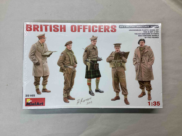 MIA35165 - MiniArt - 1/35 British Officers - WWHP113109