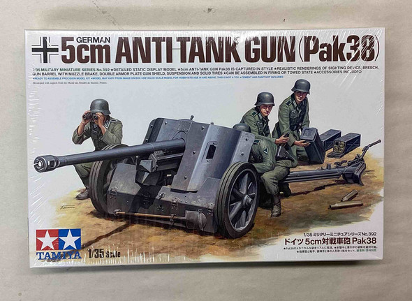 TAM35392 - Tamiya 1/35 5cm PAK 38 - Wheels & Wings Hobbies