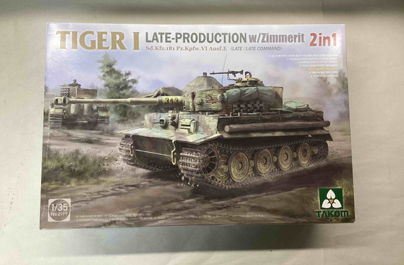 TKM2199 - Takom 1/35 Tiger I Late Production with Zimmerit - WWHP113133