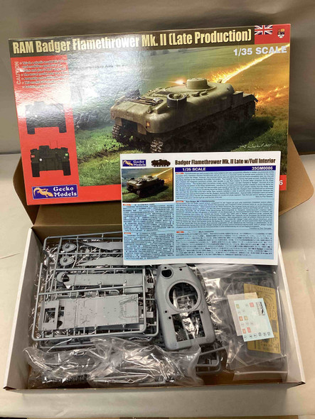 GEC35GM0086 - Gecko Models 1/35 RAM Badger Flamethrower Mk.II Late Prod. - WWHP113134