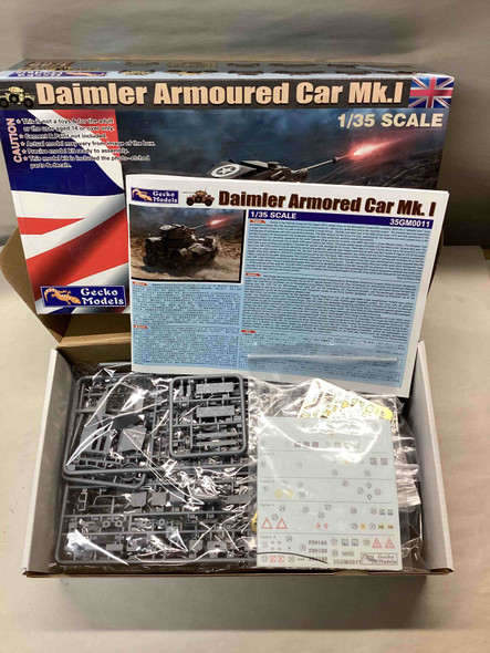 GEC35GM0011 - Gecko Models 1/35 Daimler Armoured Car Mk.I - WWHP113137