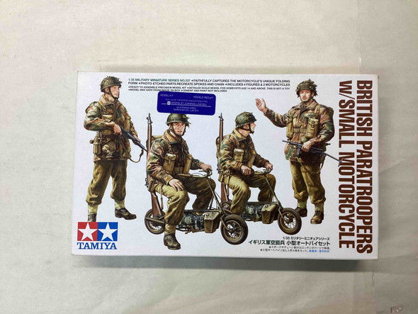 TAM35337 - Tamiya 1/35 British Paratroopers w/Motorcycle - WWHP113141