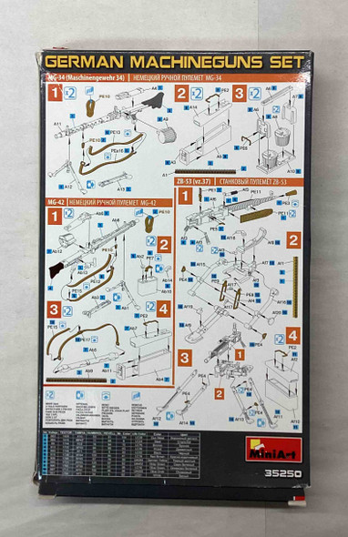 MIA35250 - Miniart 1/35 German Machineguns Set - WWHP113155