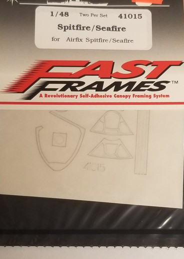 TRU41015 True Details Fast Frames 1/48 Spitfire/Seafire For Airfix