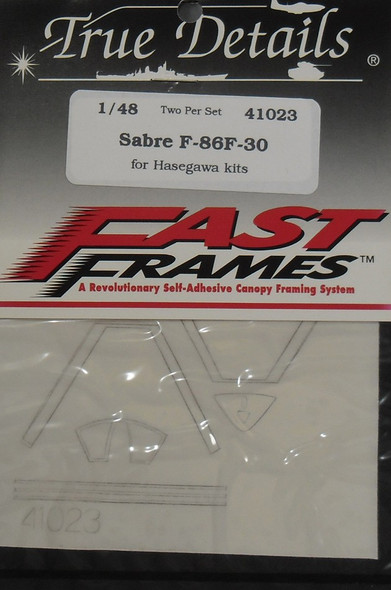 TRU41023- True Details Fast Frames 1/48  Sabre F-86F-30
