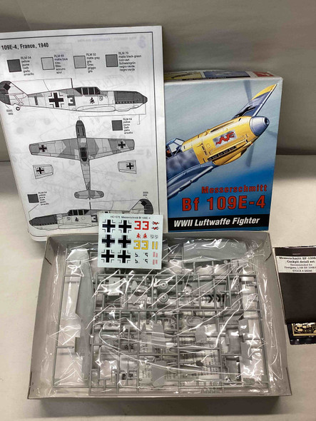 HOB1570 - Hobbycraft 1/48 Messerschmitt Bf109E-4 - WWHP113166