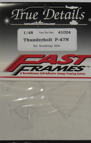 TRU41024- True Details Fast Frames 1/48 Thunderbolt P-47N