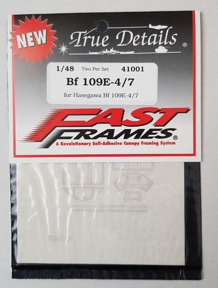TRU41001- True Details Fast Frames 1/48 Bf 109E-4/7 for Hasegawa