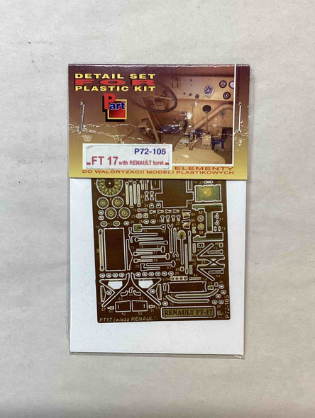 PATP72-105 - PART 1/72 FT 17 with Renault Turret