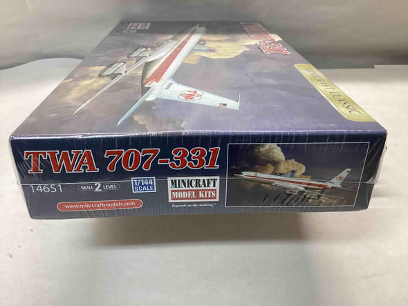 MIN14651 - Minicraft - 1/144 TWA 707-331 - WWHP113245