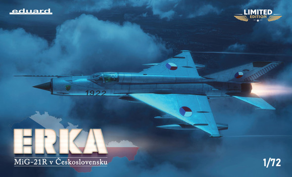 EDU2156 - Eduard 1/72 ERKA MiG-21R in Czechoslovakia