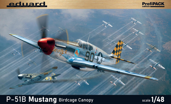 EDU82107 - Eduard 1/48 P-51B Mustang Birdcage ProfiPACK