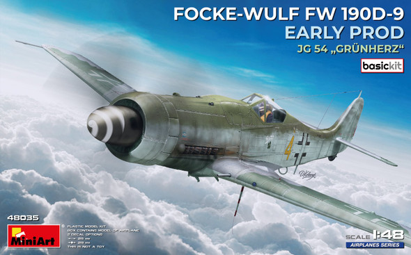 MIA48035 - Miniart 1/48 Fw 190D-9 Early Prod. JG54 Grunherz