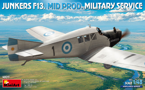 MIA48011 - Miniart 1/48 Junkers F13. Mid Prod. Military Service