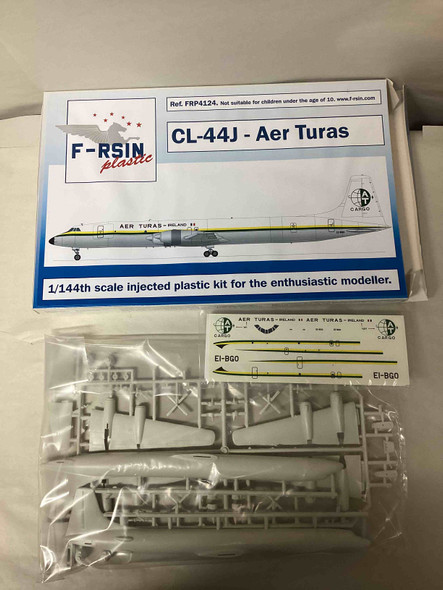 FRP4124 - F-RSIN Plastic 1/144 CL-44J - Aer Turas - WWHP113301