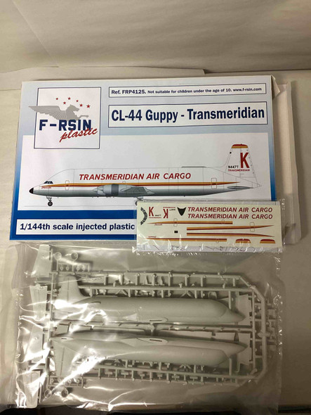 FRP4125 - F-RSIN Plastic 1/144 CL-44 Guppy - Transmeridian - WWHP113302