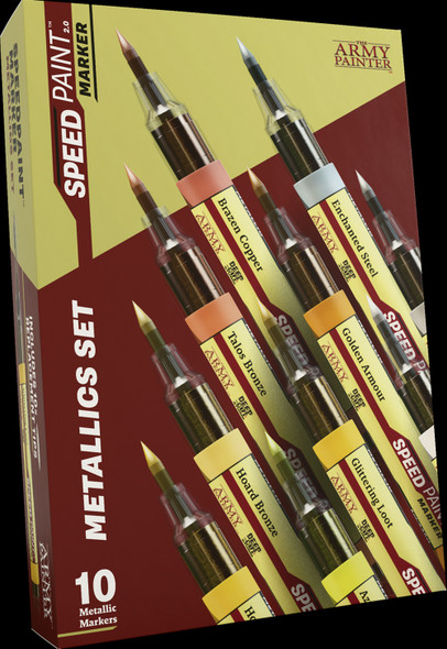The Army Painter Speed Paint 2.0 Marker Metallic Set