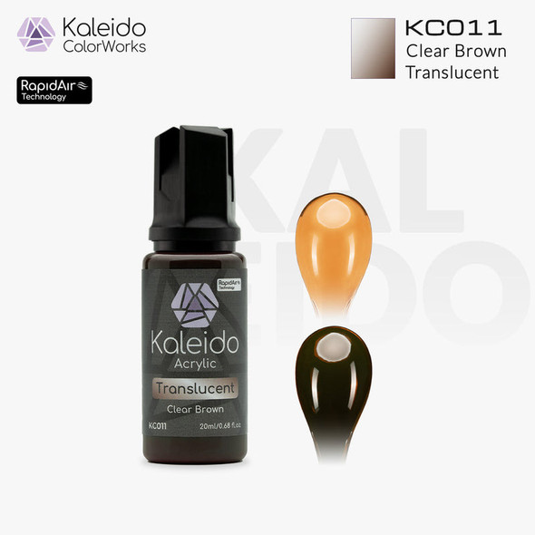 KCWKC011 - Kaleido Translucent Clear Brown 20ml