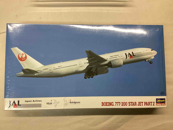 HAS10122 - Hasegawa 1/200 Japan Airlines Boeing 777-200 'Star Jet Part 2' - WWHP113332