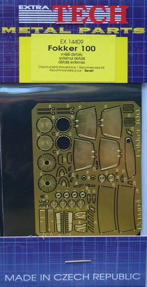 EXTEX14409 - Extratech 1/144 Fokker 100