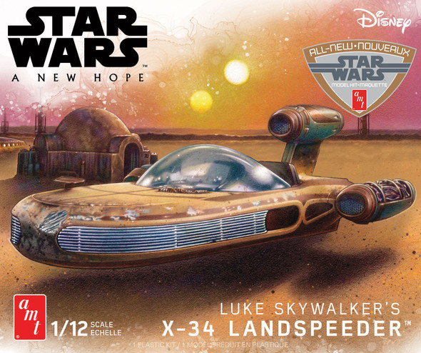 AMT1274 - AMT 1/12 Star Wars: A New hope Land Speeder *NEW TOOL*