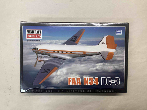 MIN14583 - Minicraft - 1/144 FAA N34 DC-3 - WWHP113369