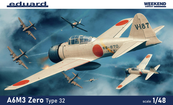 EDU84191 - Eduard 1/48 A6M3 Zero Type 32 Weekend Edition